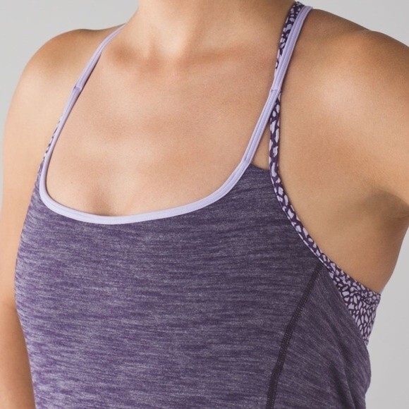 Lululemon Lighten Up Tank, Heathered Navy, Size 4 NWOT - Picture 9 of 9